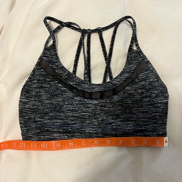 Victoria's Secret Strappy Mesh Sports Bra - Grey/Black, Size small - Picture 4 of 4